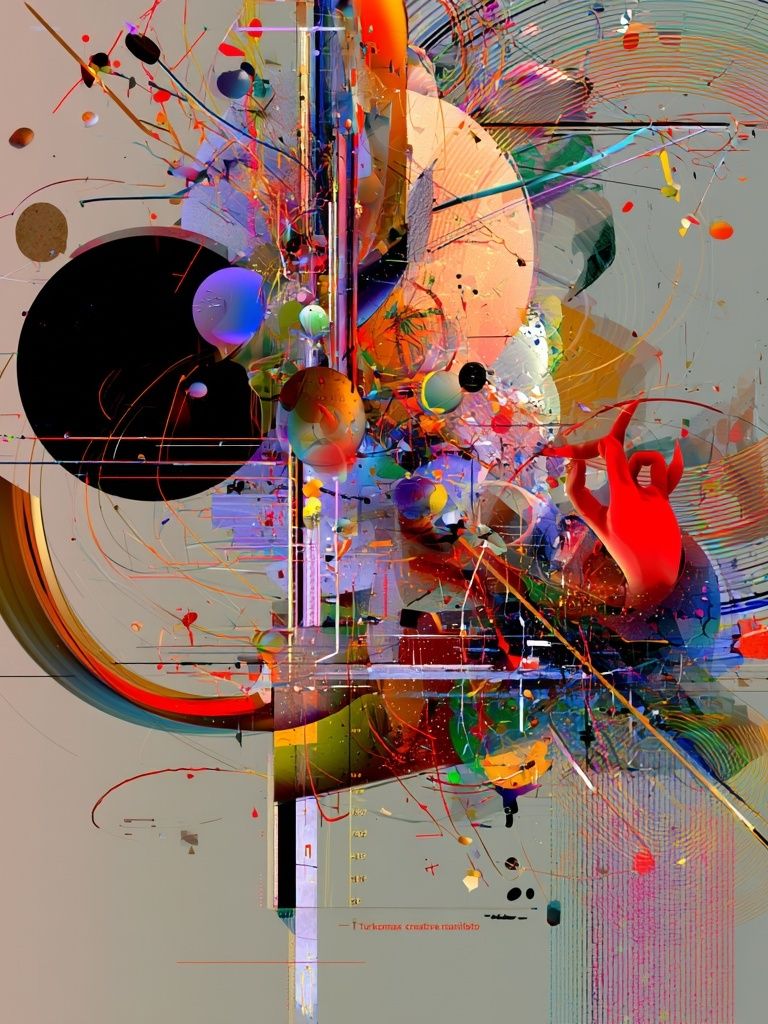 Chromatic Orbit Abstract Poster. poster detail