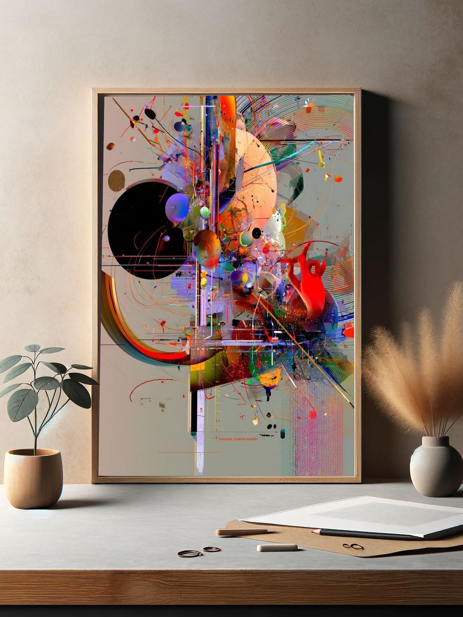 Chromatic Orbit Abstract Poster. — room view 2