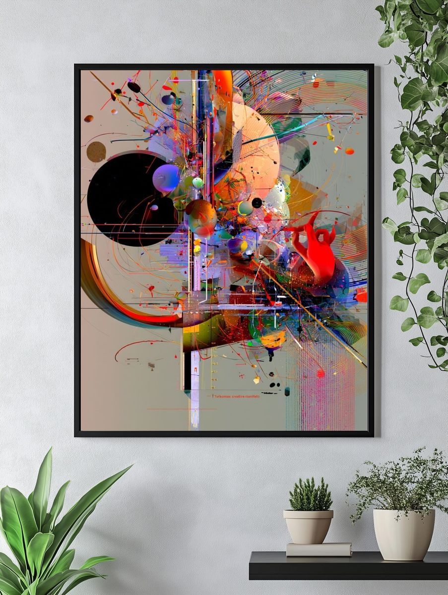 Chromatic Orbit Abstract Poster. — room view 4