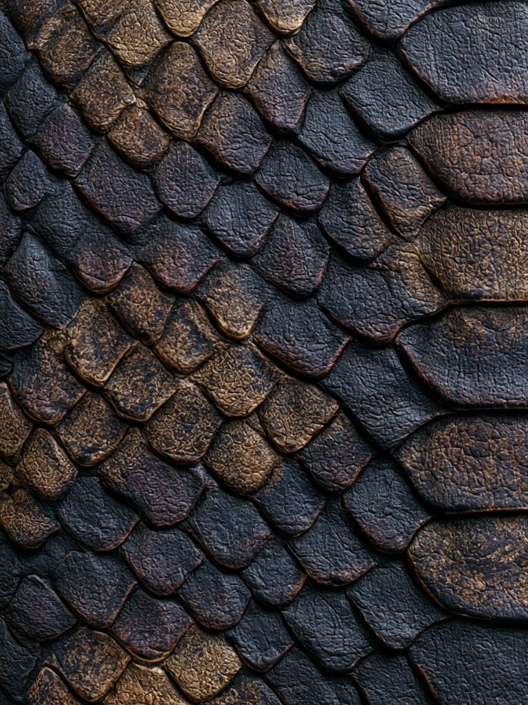 Dragon Scale Texture Abstract Print. poster — abstract art