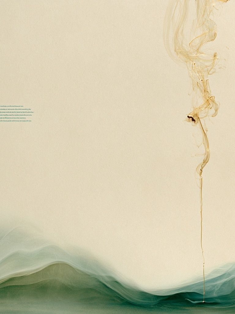 Abstract Mist and Gold Print. poster detail