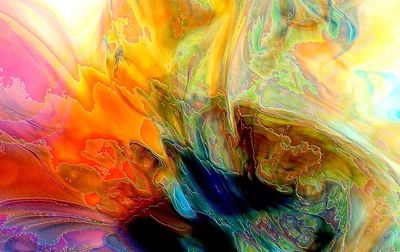 Free abstract watercolor background image. poster