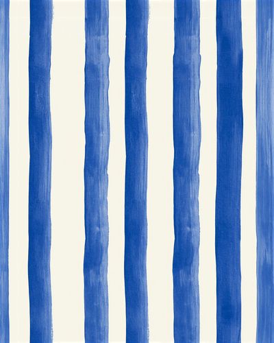 Blue Stripe Abstract Poster.