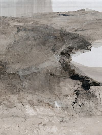 Desert Veil Abstract Print. poster