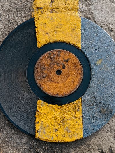 Vinyl Record Abstract Poster. poster
