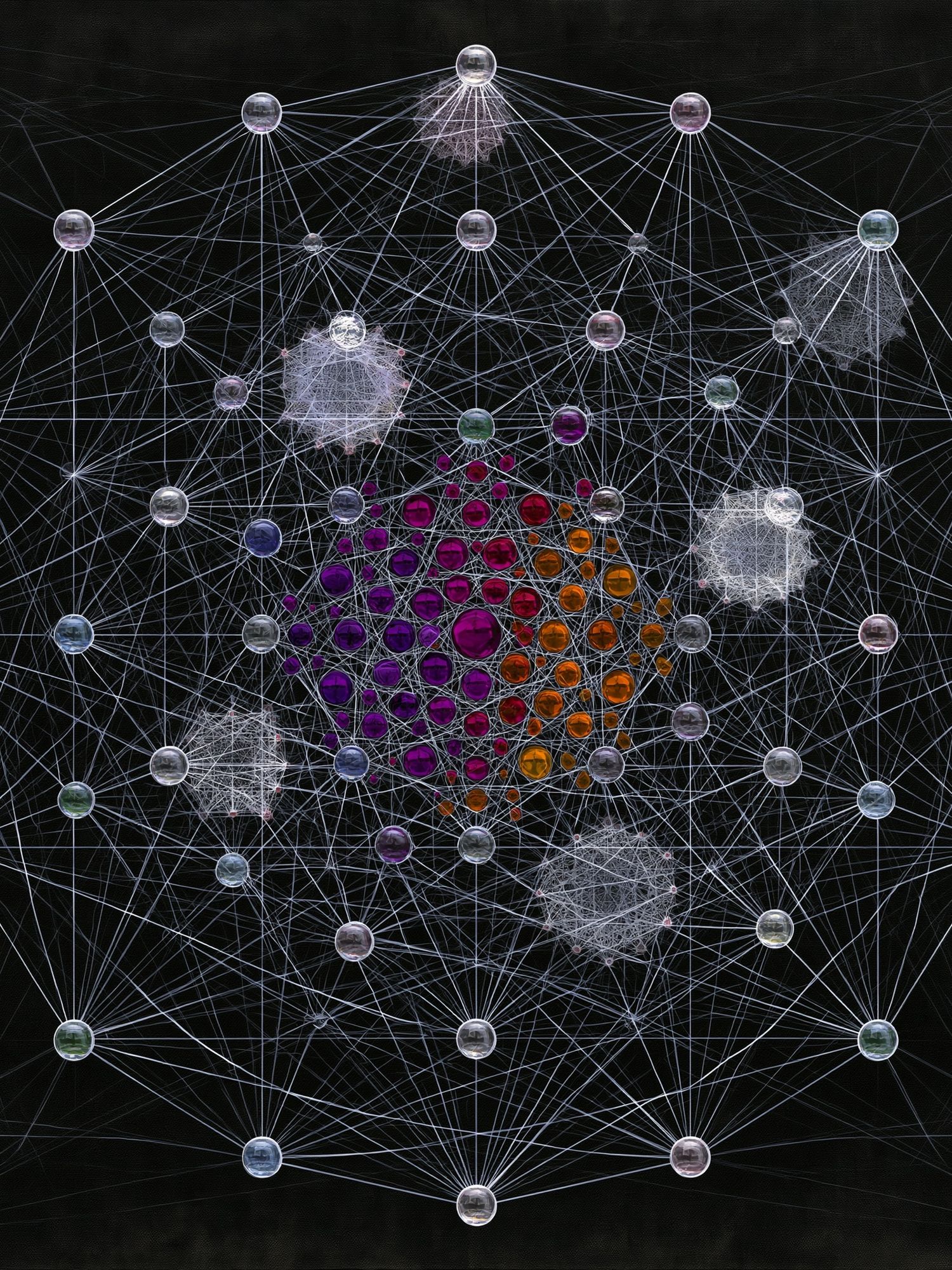 Cosmic Network Abstract Poster. poster detail