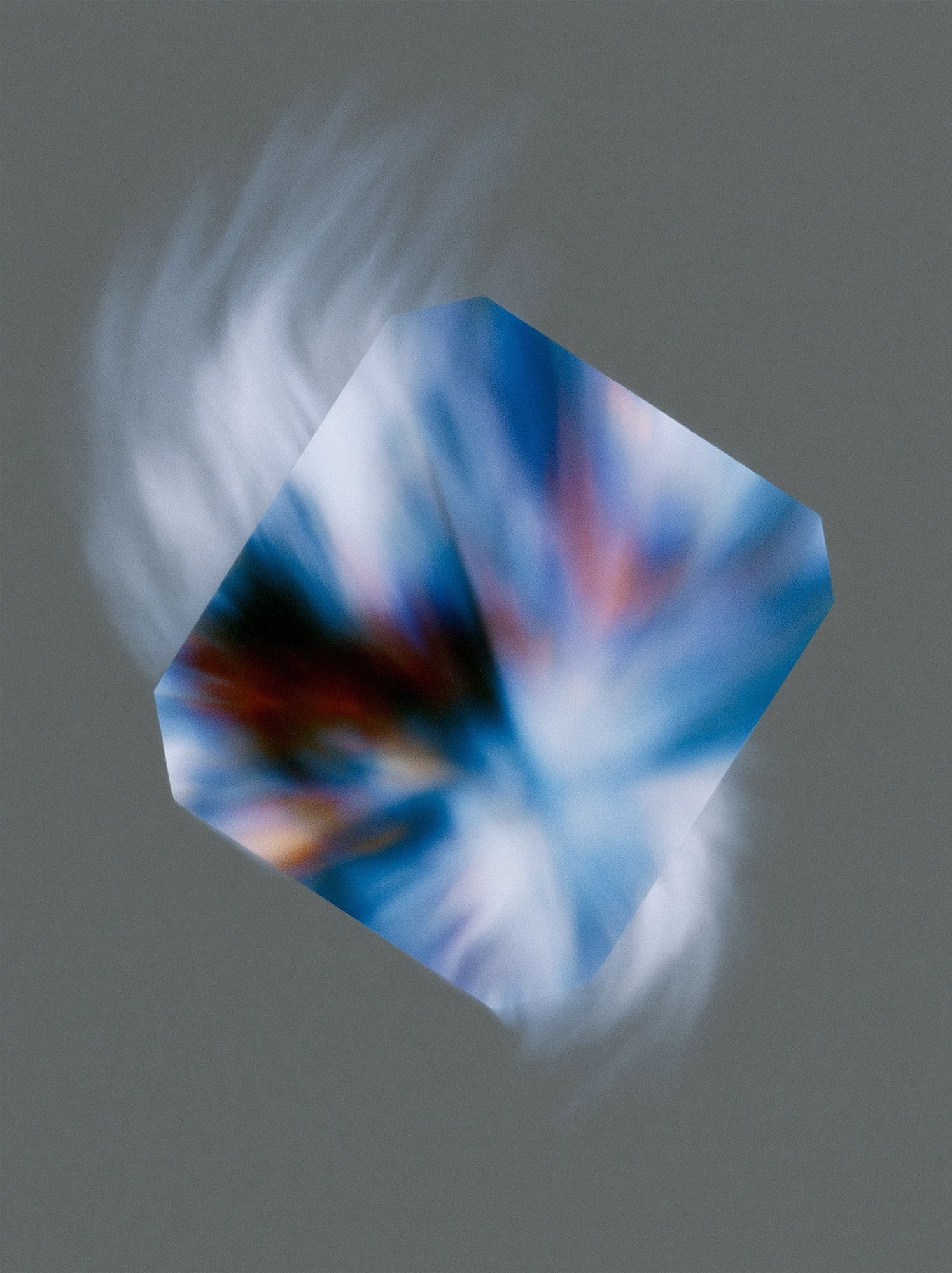 Prismatic Blur Abstract Poster. poster — abstract art