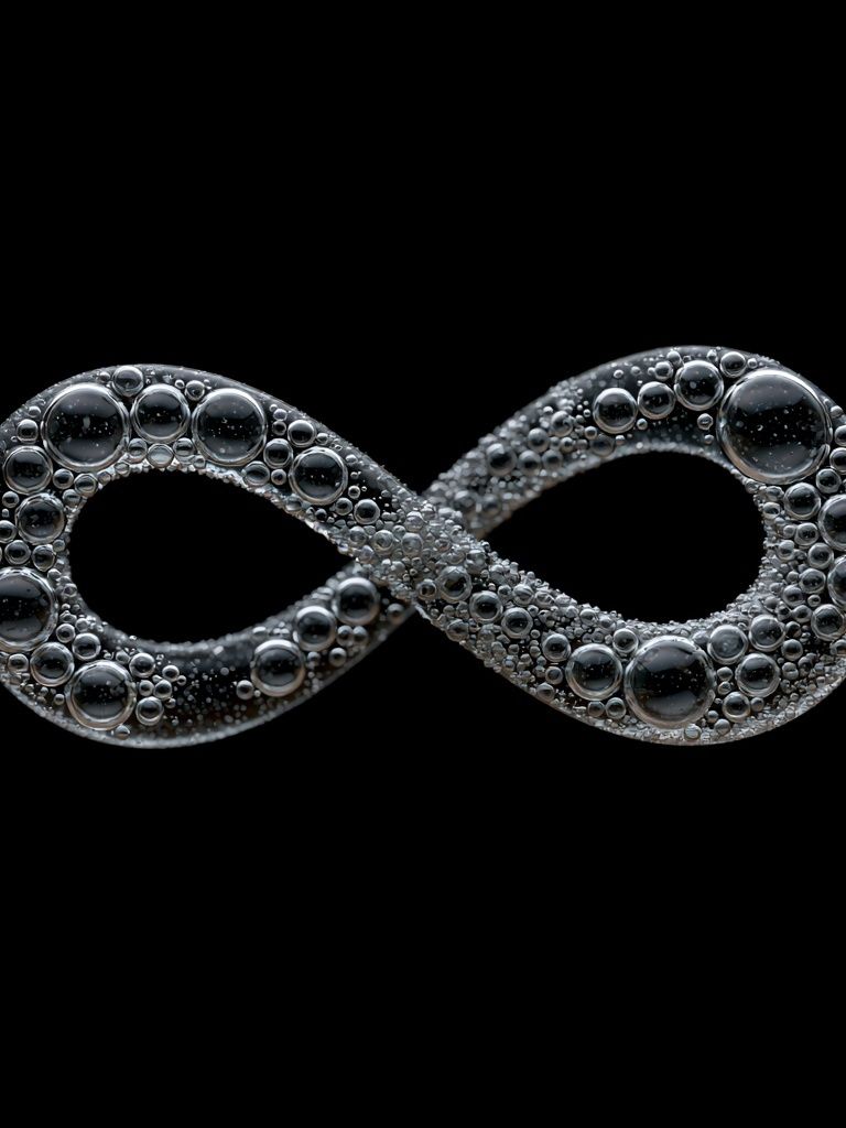 Bubble Infinity Abstract Poster. poster detail