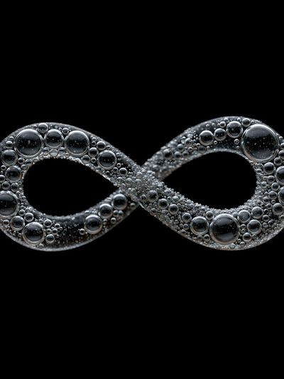 Bubble Infinity Abstract Poster.