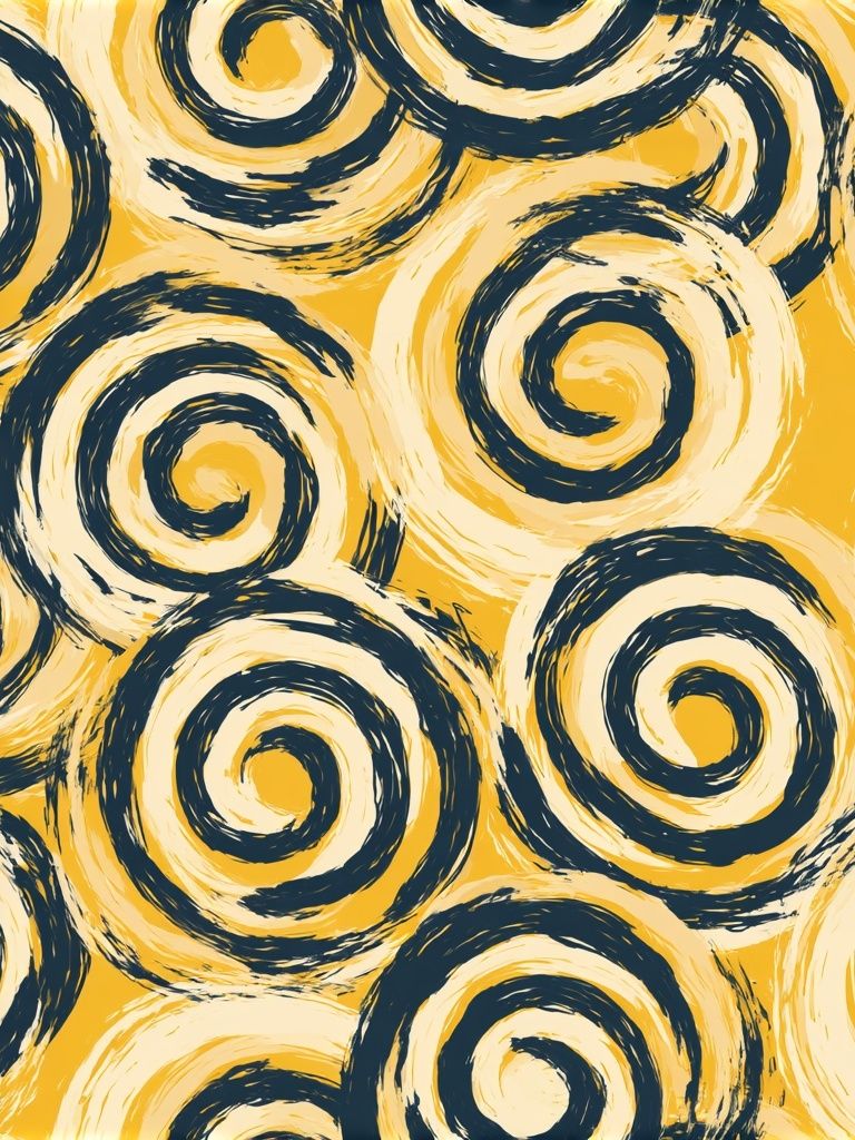 Golden Spiral Abstract Print. poster — abstract art