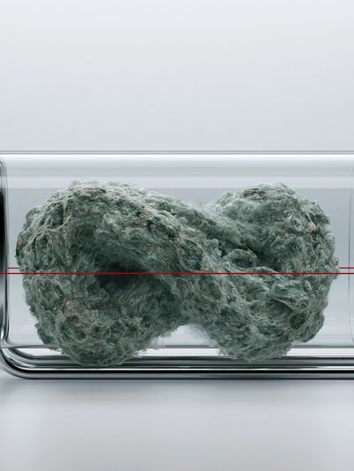 Abstract Glass Vessel Print. poster