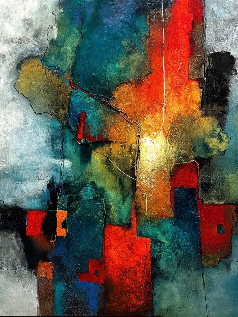 Chromatic Urban Abstract Poster. poster detail