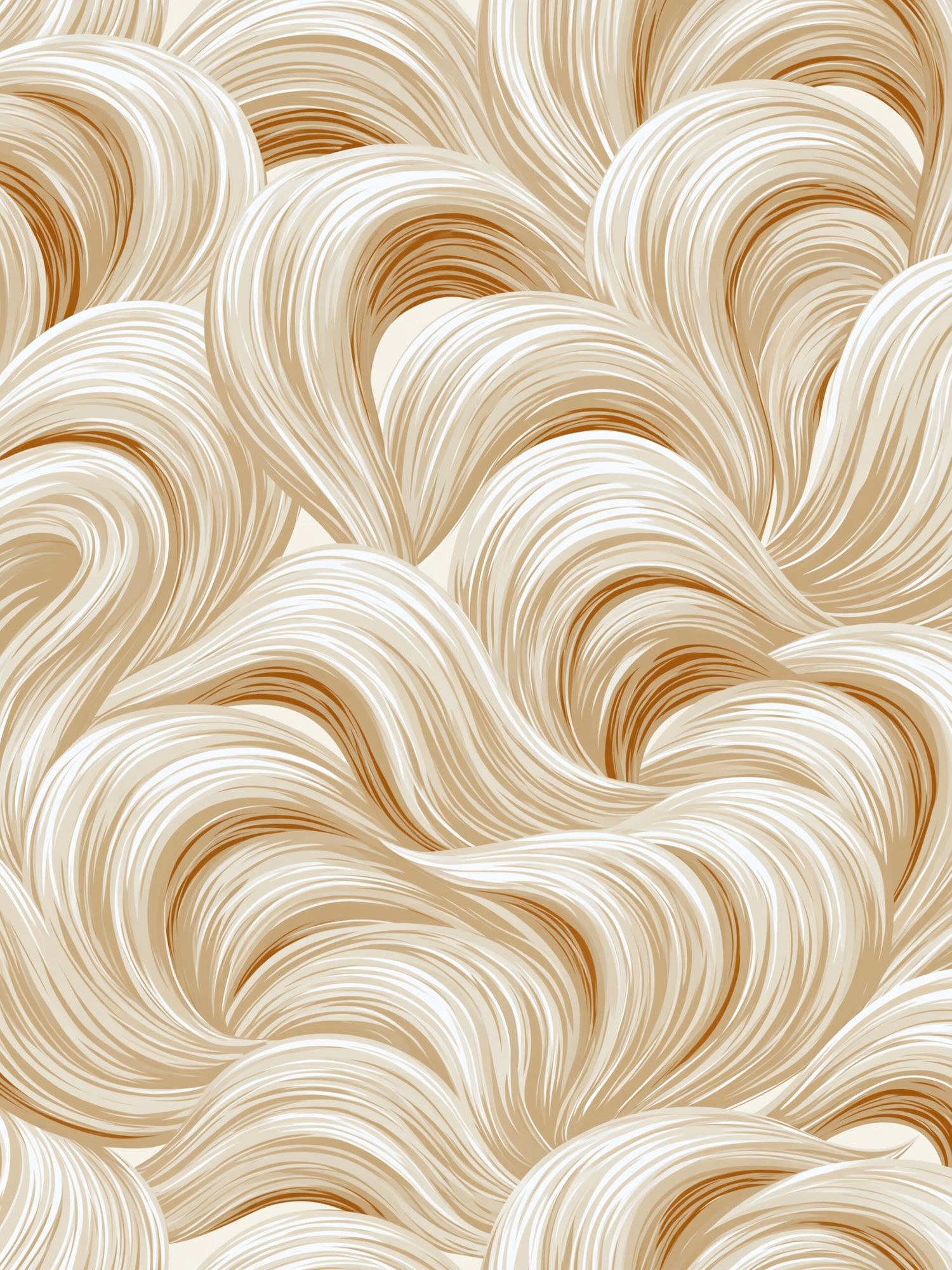 Cream Swirl Abstract Poster. poster — abstract art