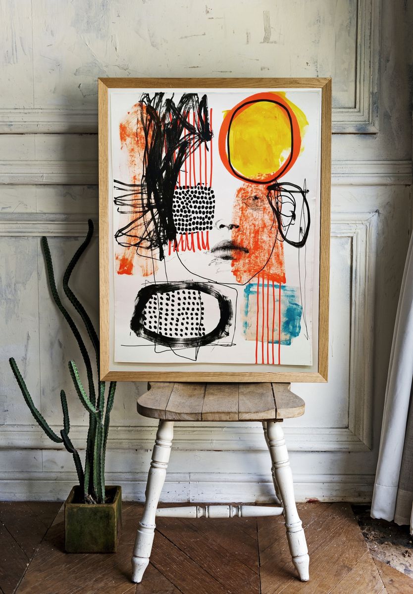 Industrial Machine Abstract Poster. room preview