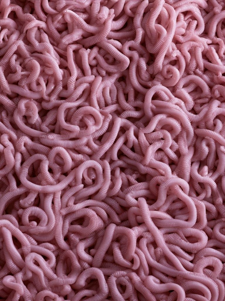 Pink Tangle Abstract Poster. poster — abstract art