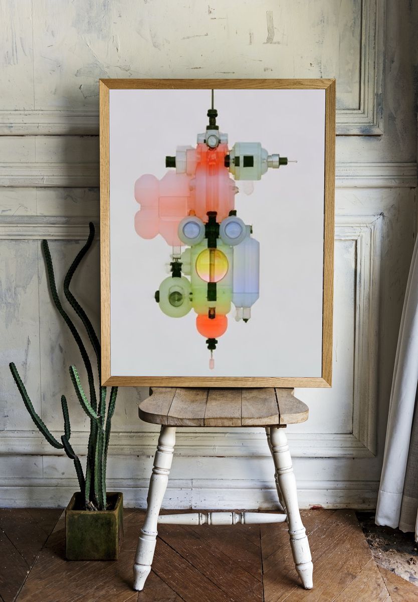 Abstract Color Study Poster. — room view 1