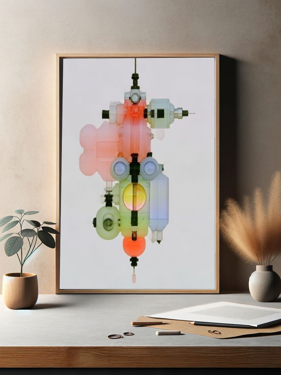 Abstract Color Study Poster. — room view 2