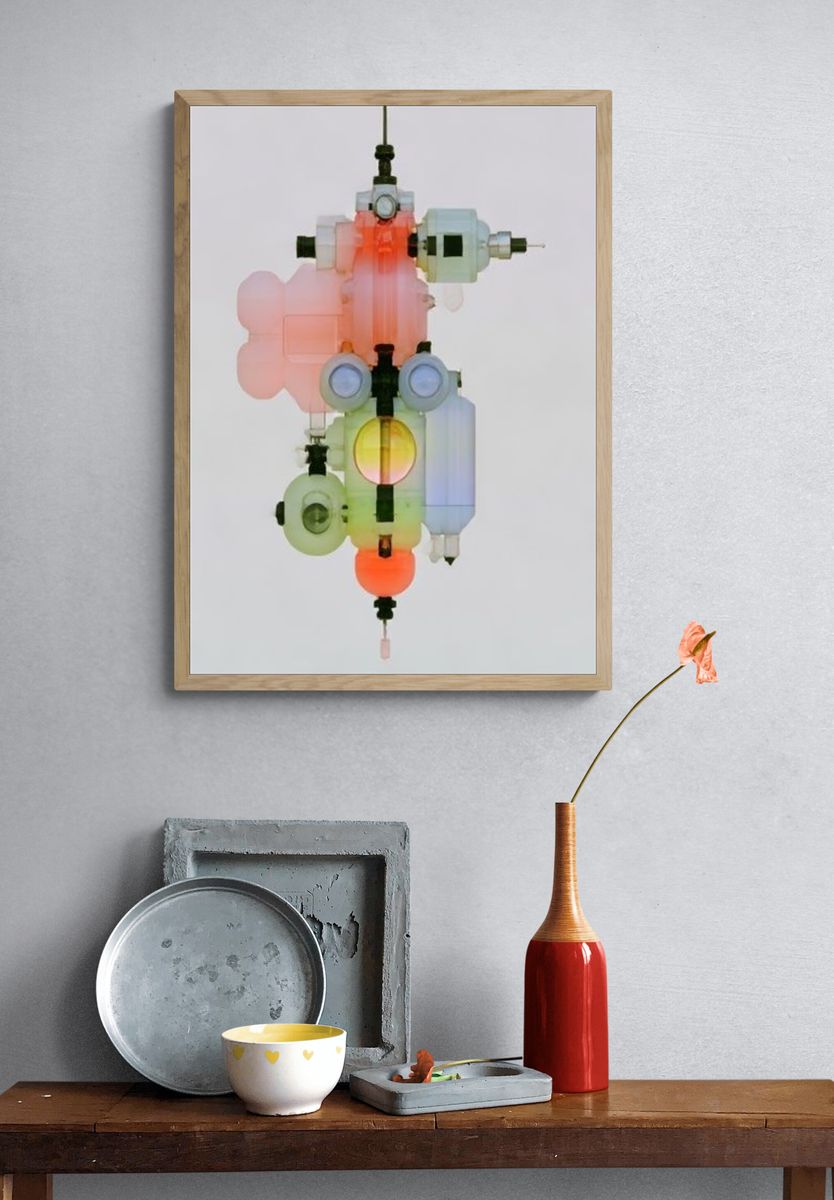 Abstract Color Study Poster. — room view 3