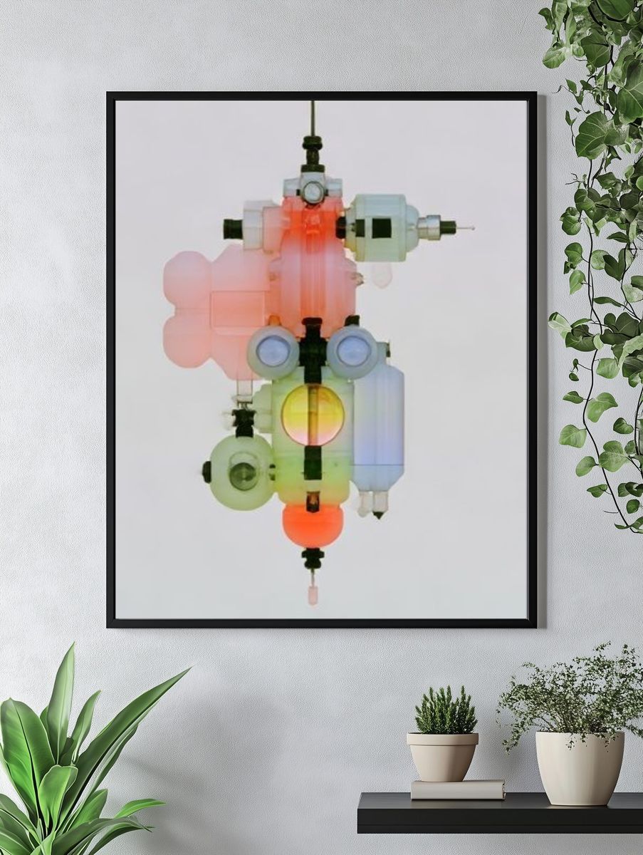 Abstract Color Study Poster. — room view 4