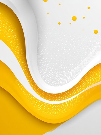 Golden Wave Abstract Poster.
