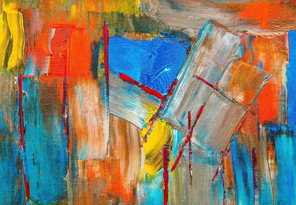 Free bold abstract painting background. poster detail