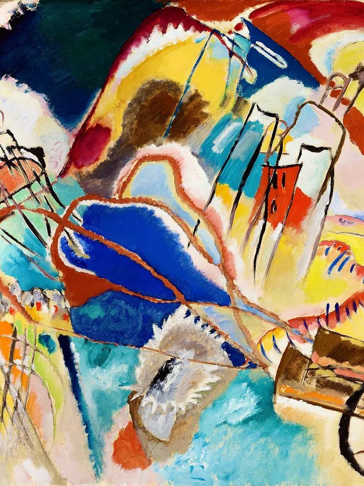Improvisation No. 30 (1913) high. poster detail