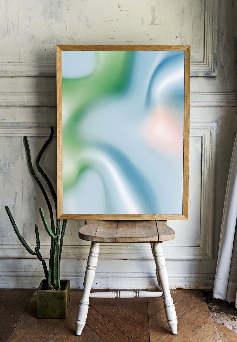 Soft Pastel Abstract Poster. room preview