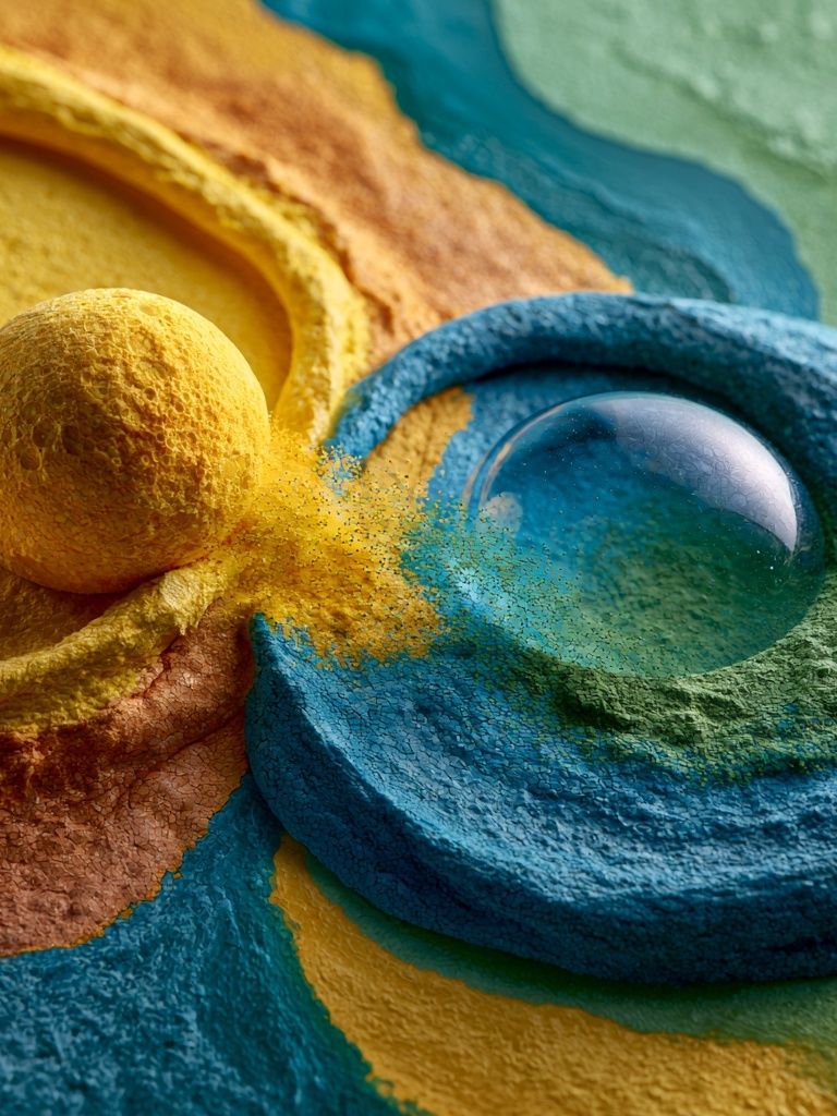 Colorful Orb Abstract Poster. poster detail
