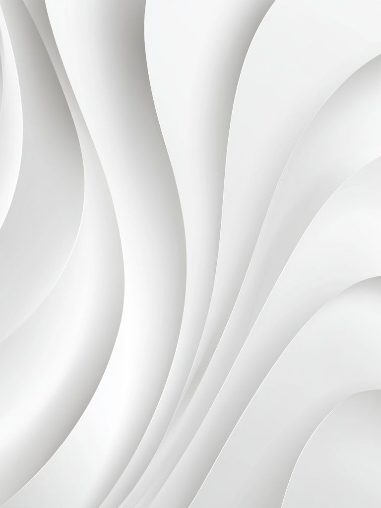 Soft White Curves Abstract Poster. poster — abstract art