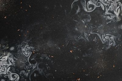 Black smoky art abstract background.
