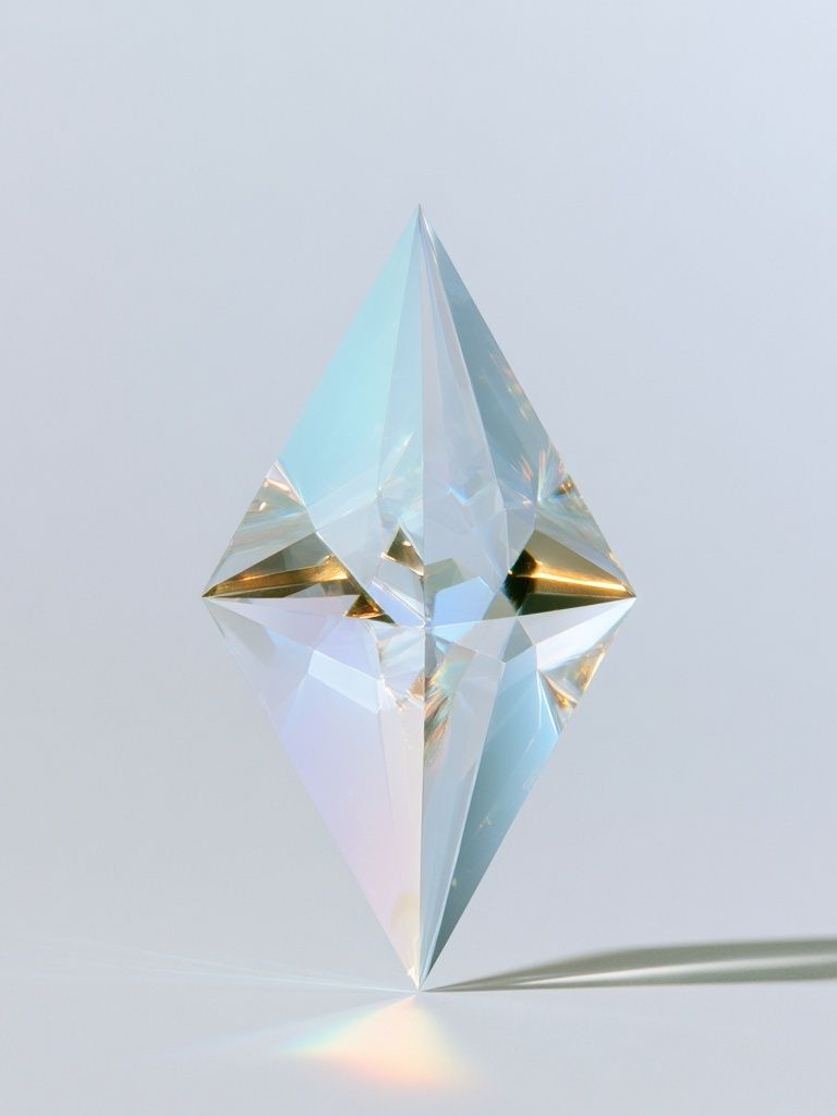 Crystal Prism Abstract Poster. poster detail