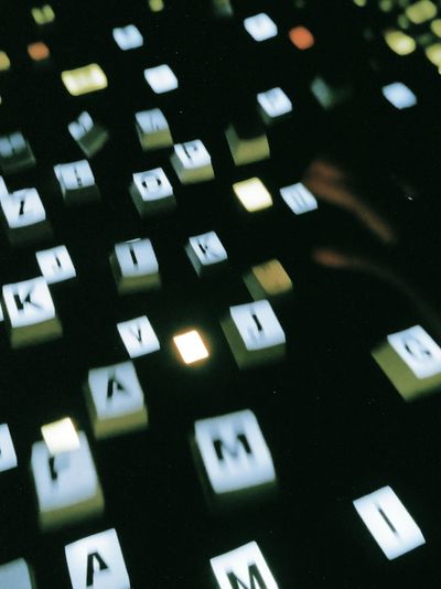 Abstract Light Grid Poster. poster