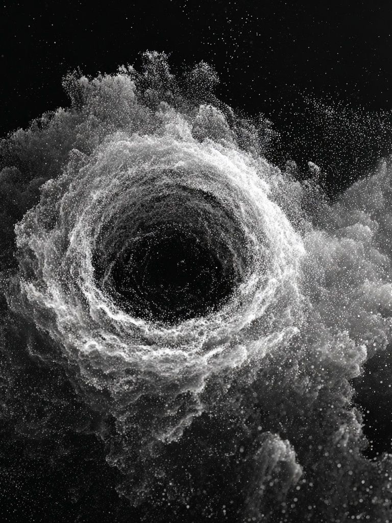 Cosmic Dust Vortex Print. poster detail