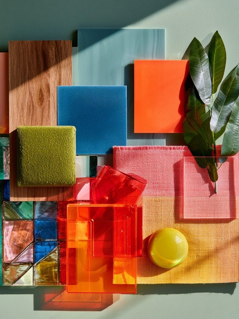 Color Block Still Life Abstract Poster. poster — abstract art