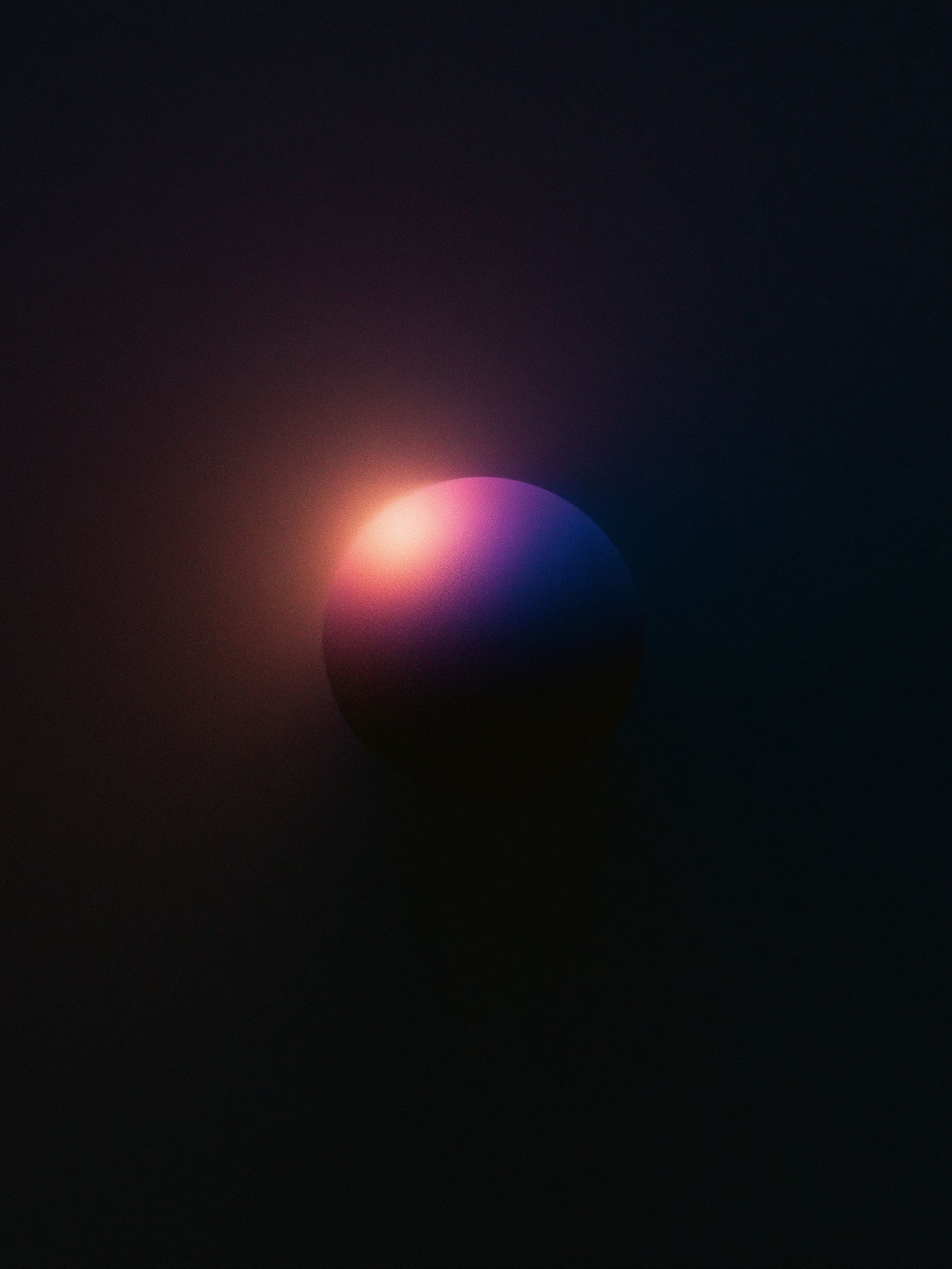 Neon Orb Abstract Poster. poster — abstract art