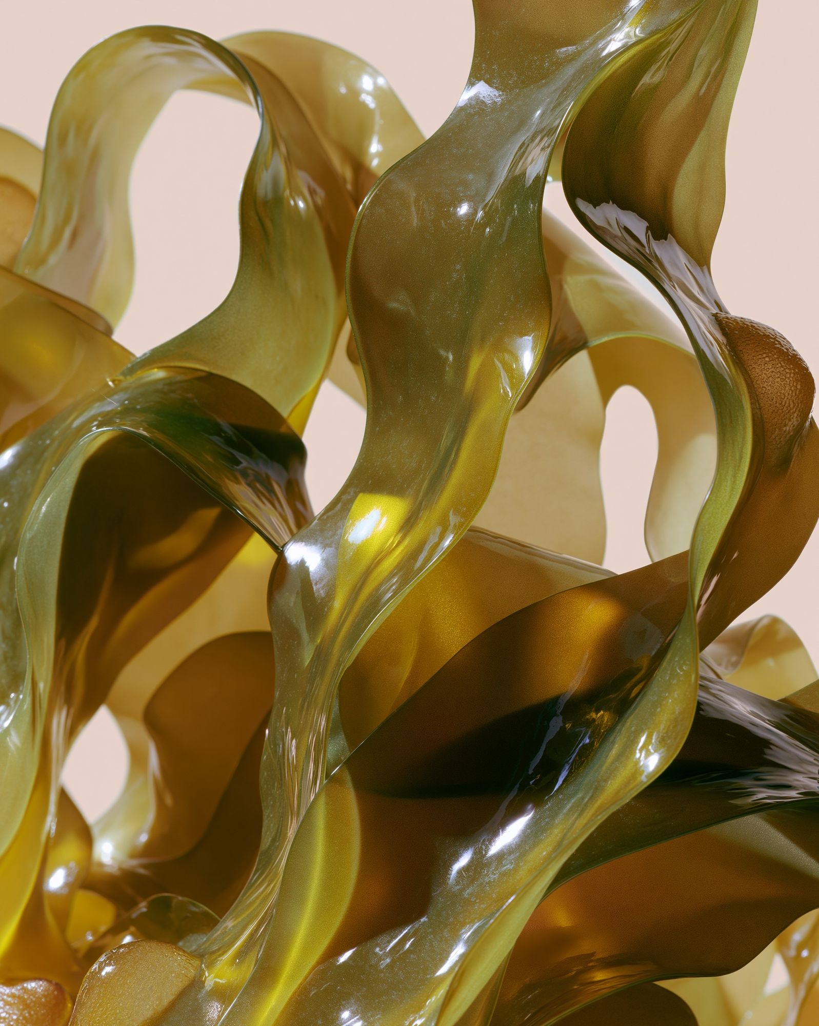 Golden Glass Abstract Poster. poster detail