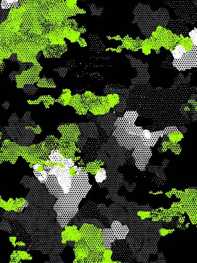 Neon Camouflage Abstract Poster. poster print