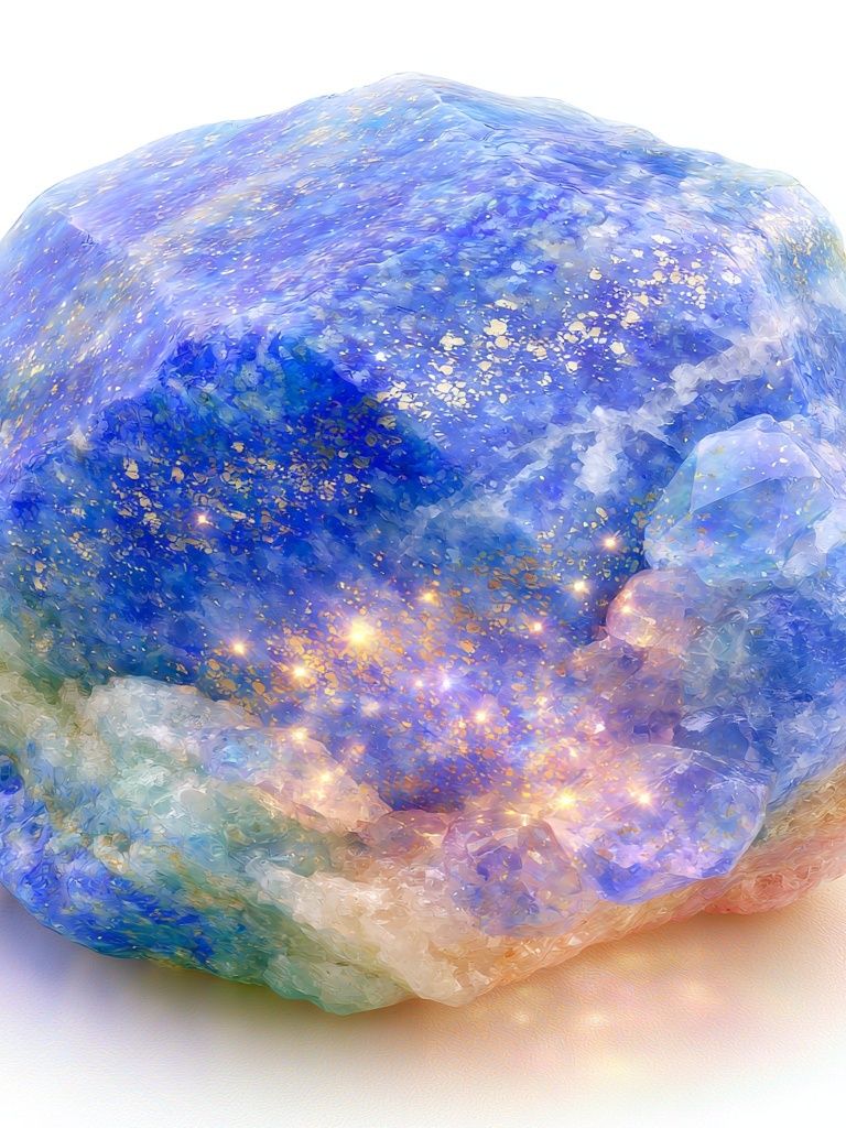 Celestial Crystal Abstract Print. poster — abstract art