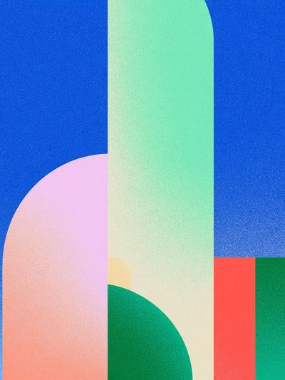 Organic Abstract Sculpture Poster.