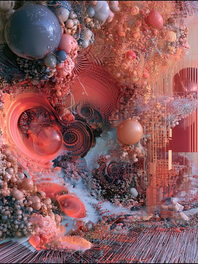 Cosmic Orbital Abstract Poster. poster detail