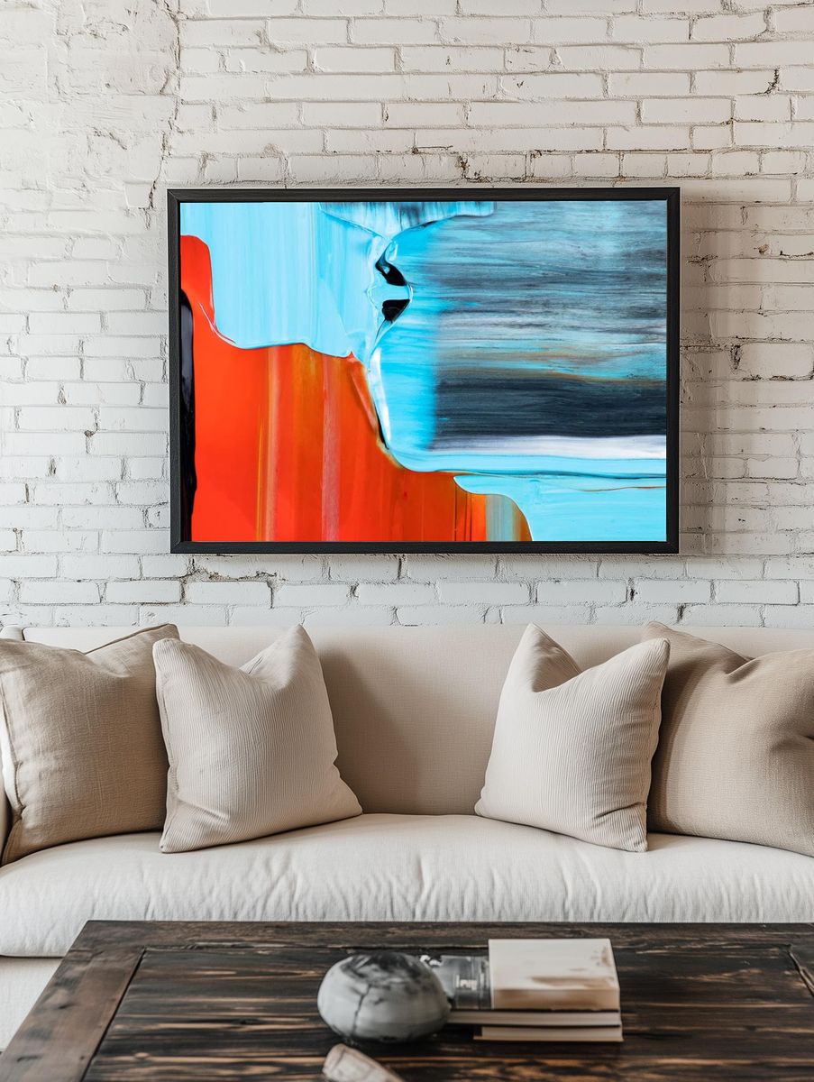 Colorful textured background wallpaper, abstract. room preview