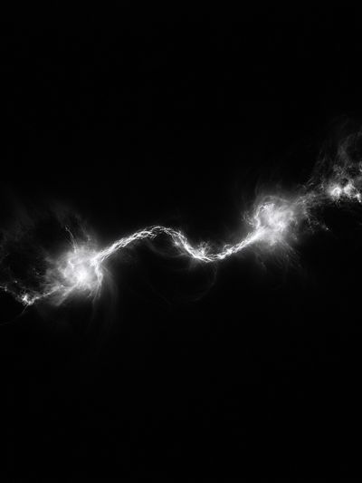 Electric Smoke Abstract Poster. poster