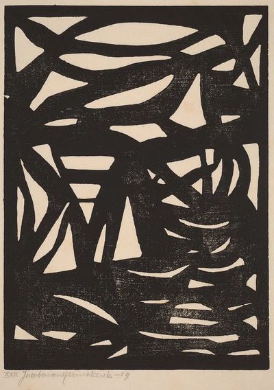 Composition XXII Jacoba van Heemskerck. poster print