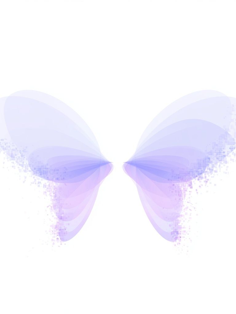 Pastel Butterfly Wings Abstract Print. poster — abstract art