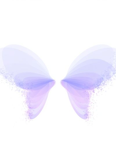 Pastel Butterfly Wings Abstract Print.