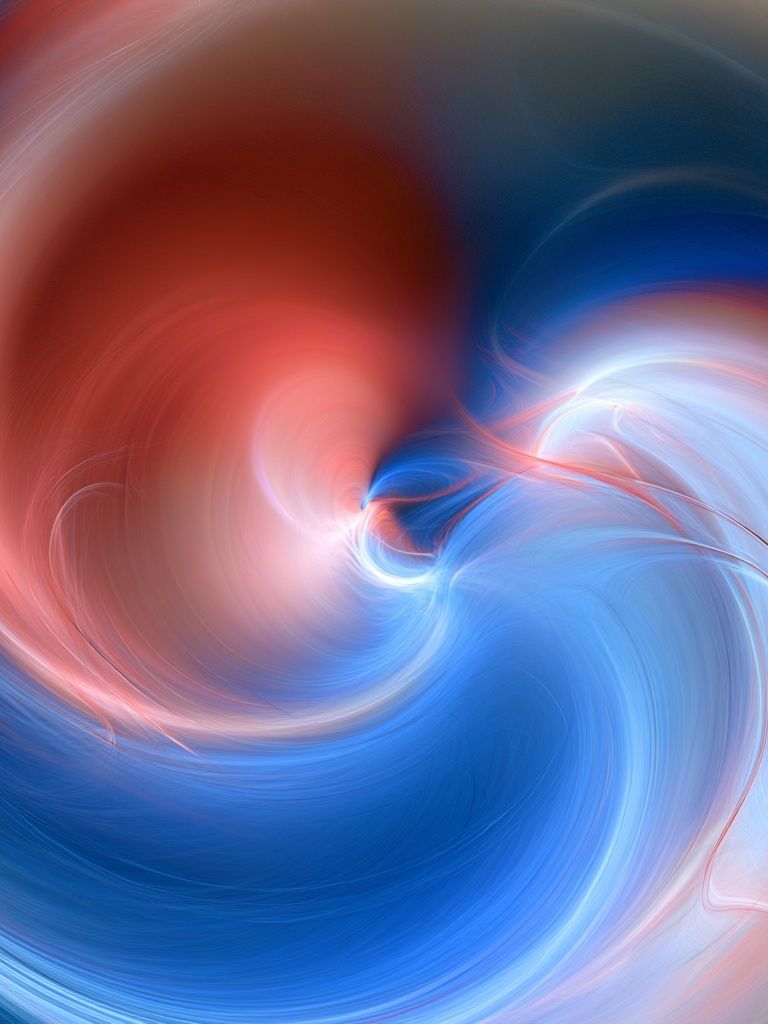 Crimson Blue Swirl Abstract Poster. poster detail