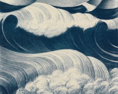 The Wave. poster print