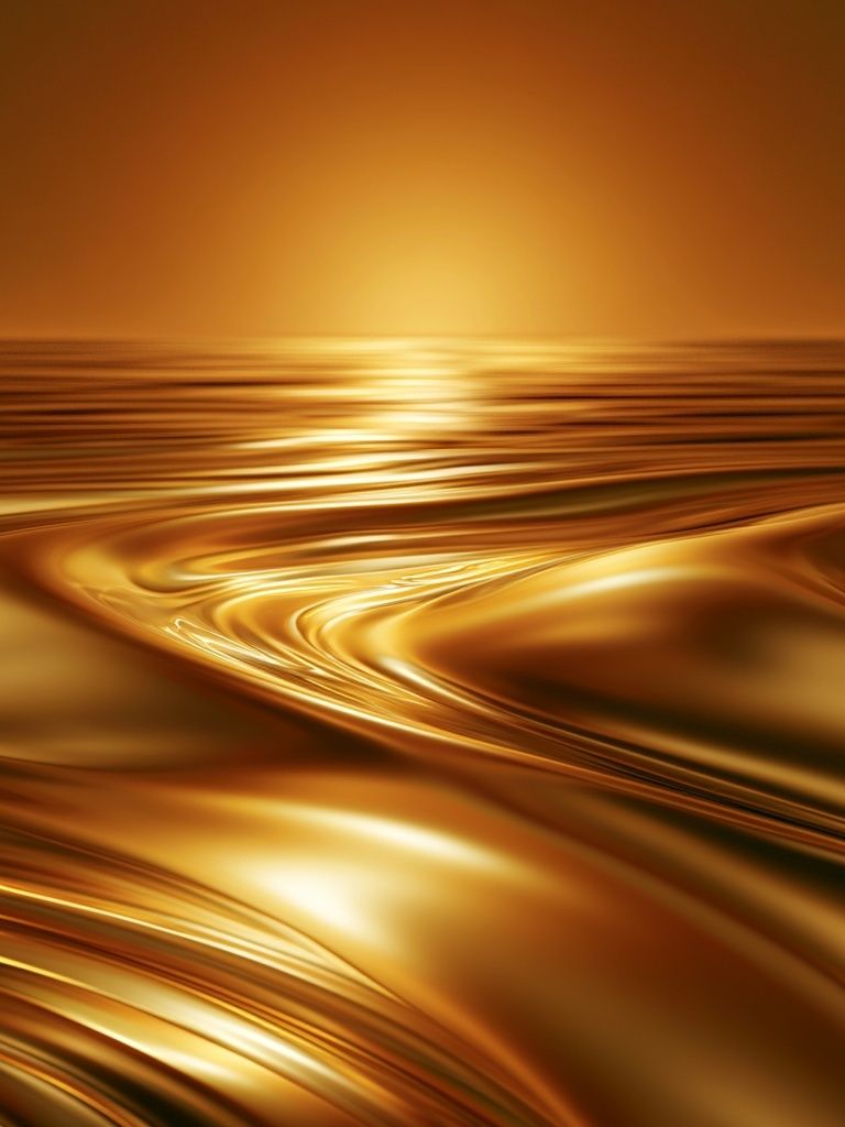 Golden Horizon Abstract Poster. poster — abstract art