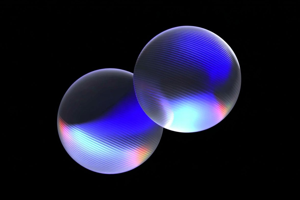 Neon Orb Abstract Poster. poster detail