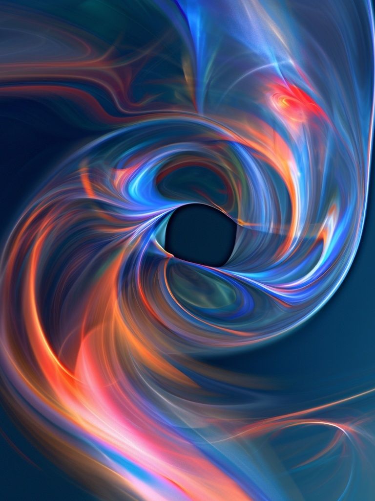Neon Vortex Abstract Poster. poster detail